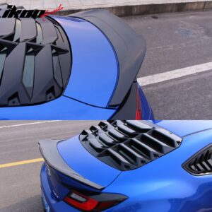 Fits 22-26 Toyota GR86/Subaru BRZ V Style Rear Trunk Spoiler Carbon Fiber Print - Image 4