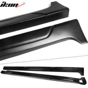 Fits 18-24 Toyota Camry IKON Style Side Skirts Matte Black - PP - Image 5