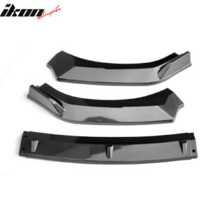 Fits 22-25 Subaru BRZ ZD8 JDM 2 Style Carbon Fiber Print Front Bumper Lip 3PCS - Image 5