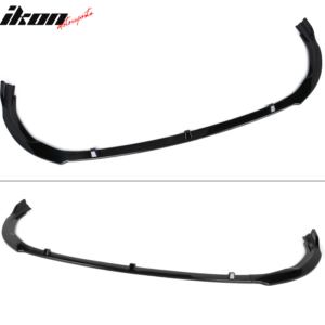 For 18-20 Toyota Camry LE Style Front Bumper Lip Gloss Black PP Spoiler Chin Kit - Image 3