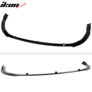 For 18-20 Toyota Camry LE Style Front Bumper Lip Gloss Black PP Spoiler Chin Kit - Image 5