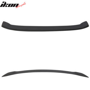 Fits 08-12 Accord 8th 4DR Flush Mount OE Factory Trunk Spoiler Matte Black ABS - Image 3