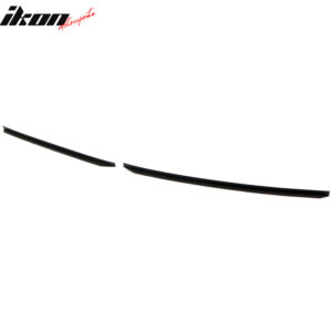 Fits 22-25 Subaru BRZ STI Style Front Bumper Lip Chin Protectors EPDM Unpainted - Image 3