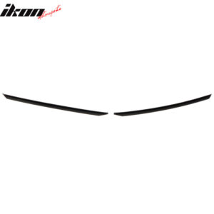 Fits 22-25 Subaru BRZ STI Style Front Bumper Lip Chin Protectors EPDM Unpainted - Image 4