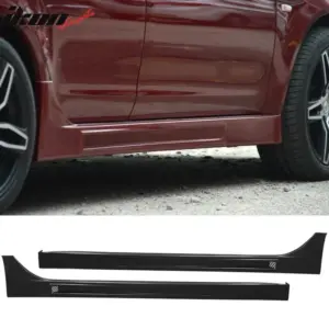 Fits 08-15 Lancer FQ FQ440 Style Side Skirts Extension - PP Polypropylene - Image 5