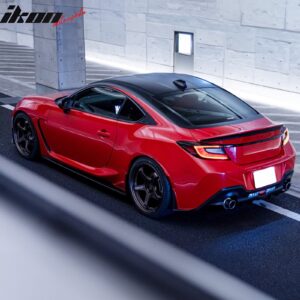 For 22-26 Toyota GR86/Subaru BRZ Rear Bumper Diffuser Akea Style PU AERO VORTEX - Image 3
