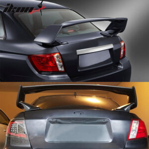 Fits 08-14 Subaru Impreza WRX STI Style Rear Trunk Spoiler Wing Unpainted 3PCS - Image 3
