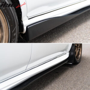Fits 02-07 Subaru Impreza WRX STI CS Style 2PCS Side Skirts Extension Pannel PP - Image 3