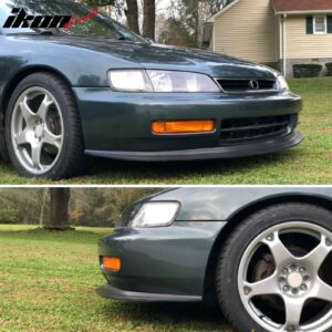 Fits 96-97 Honda Accord MDA Style Unpainted Front Bumper Lip Lower Spoiler - PU - Image 3