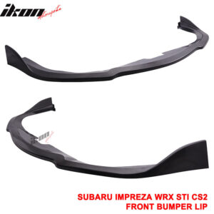 Fits 06-07 Subaru Impreza WRX STI CS2 PP Front Bumper Lip Splitter Unpainted - Image 3