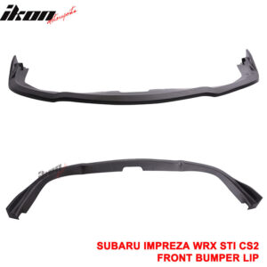 Fits 06-07 Subaru Impreza WRX STI CS2 PP Front Bumper Lip Splitter Unpainted - Image 4