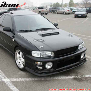 Fits 97-01 Subaru Impreza & WRX P1 Style Front Bumper Lip Spoiler Unpainted PU - Image 5
