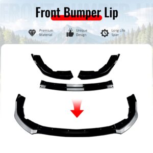 Fits 11-14 Impreza WRX STI IKON Front Bumper Lip Chin Splitter PP Gloss Black - Image 3