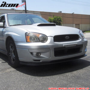 Fits 04-05 Subaru Impreza WRX STI Style Front Bumper Lip Spoiler Unpainted PP - Image 4