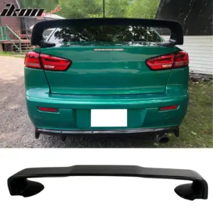 Fits 08-17 Mitsubishi Lancer Evolution X EVO Style Rear Trunk Spoiler Unpainted - Image 6