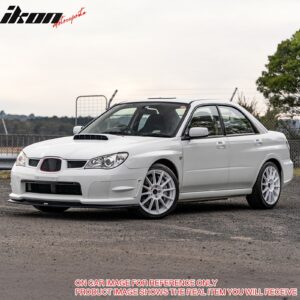 Fits 06-07 Subaru Impreza WRX STI Front Bumper Lip Spoiler PP Carbon Fiber Print - Image 3