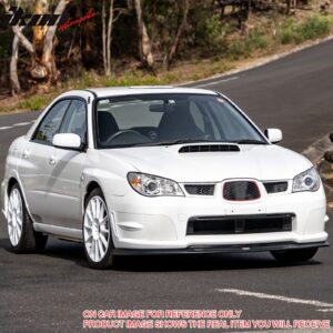 Fits 06-07 Subaru Impreza WRX STI Front Bumper Lip Spoiler PP Carbon Fiber Print - Image 5