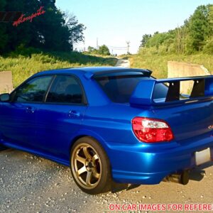 Fits 06-07 Subaru Impreza WRX JDM Style Rear Bumper Lip Splitters Spats 2PCS PU - Image 3