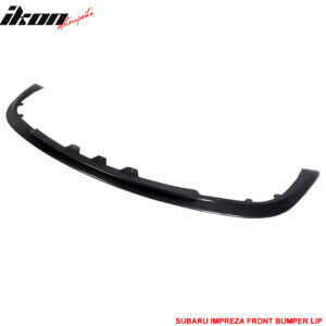 Fits 04-05 Subaru Impreza STI Style Front Bumper Lip Spoiler Unpainted Black PP - Image 4
