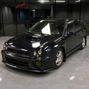 For 02-03 Subaru Impreza WRX Sedan OE Style Front Bumper Lip Spoiler Matte Black - Image 4