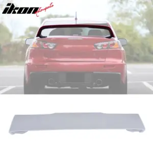 Fits 08-17 Mitsubishi Lancer EVO Japan Style Rear Trunk Spoiler Unpainted Gray - Image 6