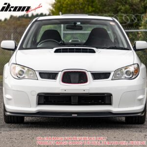 Fits 06-07 Subaru Impreza WRX STI Style Front Bumper Lip Spoiler PP Gloss Black - Image 5