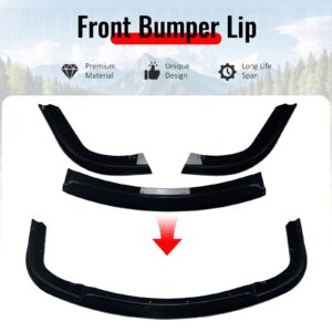 Fits 06-07 Subaru Impreza WRX STI Front Bumper Lip Chin Splitter PP Gloss Black - Image 3