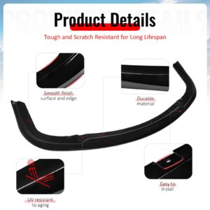 Fits 06-07 Subaru Impreza WRX STI Front Bumper Lip Chin Splitter PP Gloss Black - Image 4