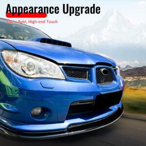 Fits 06-07 Subaru Impreza WRX STI Front Bumper Lip Chin Splitter PP Gloss Black - Image 5