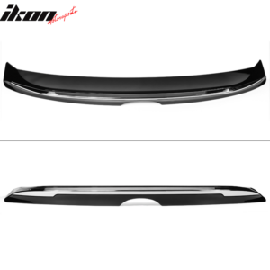 Fits 18-24 Toyota Camry MD Style Rear Trunk Spoiler Gloss Black W/Chrome Trim - Image 4