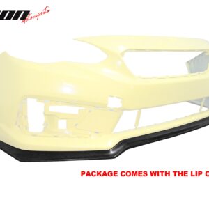 Fits 20-23 Subaru Impreza Front Bumper Lip Unpainted PU Spoiler Splitter BodyKit - Image 3