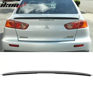 Fits 08-15 Mitsubishi Lancer Evolution MR Style Trunk Spoiler Carbon Fiber CF - Image 6