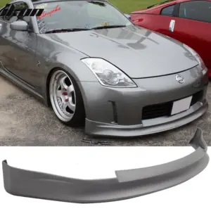 Fits 03-05 Nissan Fairlady Z33 350Z V Style Front Bumper Lip Spoiler PU Splitter - Image 6