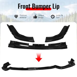 Fits 11-14 Impreza WRX STI IKON Front Bumper Lip Chin Spoiler Gloss Black PP - Image 3