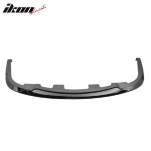 Fits 06-07 Impreza WRX STI Front Bumper Lip Painted Gloss Black Lower Spoiler - Image 5