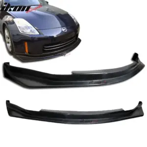 Fits 06-09 Nissan 350Z 2DR N-S Style Front Bumper Lip Chin Spoiler PU Unpainted - Image 5