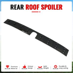 For 15-21 Subaru WRX STI 12-16 Impreza Gloss Black Rear Window Roof Spoiler Wing - Image 3