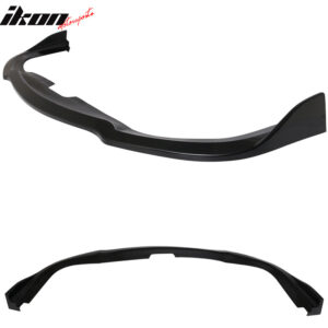 Fits 06-07 Subaru Impreza WRX STI CS2 Front Bumper Lip Painted Gloss Black - PP - Image 3