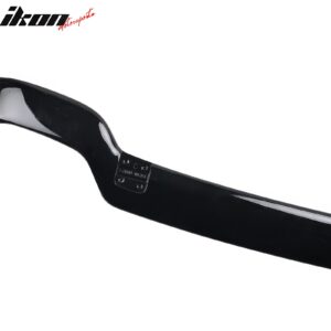 Fits 08-14 Subaru Impreza WRX 5DR STI Rear Bumper Lip Protector Gloss Black ABS - Image 4