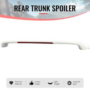 Fits 93-01 Subaru Impreza Sedan Coupe Trunk Spoiler W/LED Light Painted #White - Image 3