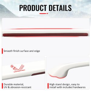Fits 93-01 Subaru Impreza Sedan Coupe Trunk Spoiler W/LED Light Painted #White - Image 4