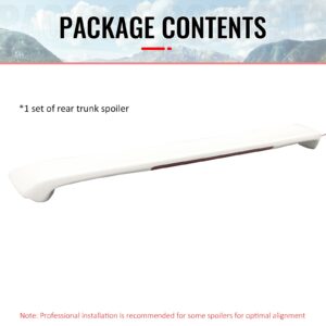 Fits 93-01 Subaru Impreza Sedan Coupe Trunk Spoiler W/LED Light Painted #White - Image 5