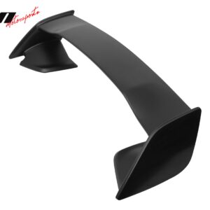 Fits 12-16 Impreza & 15-21 WRX STI Style 3PCS Rear Trunk Spoiler Unpainted Black - Image 3