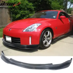Fits 06-09 Nissan 350Z Fairlady Z33 GT Style Front Bumper Lip Chin Spoiler - PU - Image 6