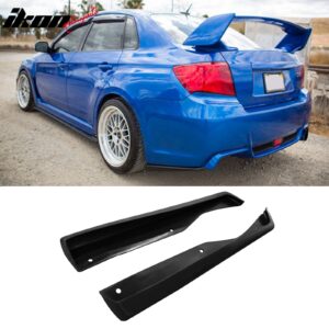 For 11-14 Subaru Impreza JDM Style Rear Side Corner Aprons + Front Bumper Lip PU - Image 3
