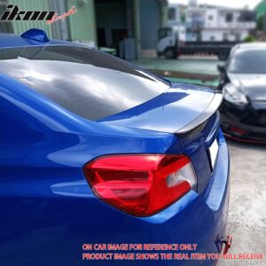 Fits 12-16 Subaru Impreza 15-21 WRX STI D2 Style Rear Trunk Spoiler Matte Black - Image 3