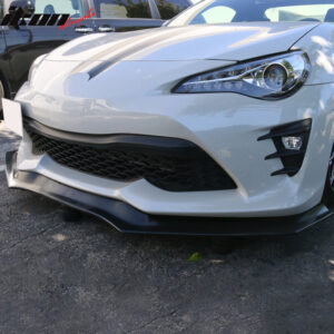 Fits 17-20 Toyota 86 GT86 FT86 GT Style Unpainted Black Front Bumper Lip - PU - Image 4