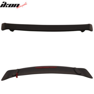 Fits 07-11 Toyota Camry JDM Style Rear Trunk Lip Wing Spoiler LED Matte Black - Image 5