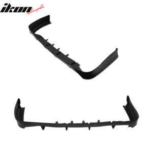 Fits 07-11 Toyota Camry IKON Aero Style Custom 4-Fin Rear Bumper Diffuser Lip PU - Image 3