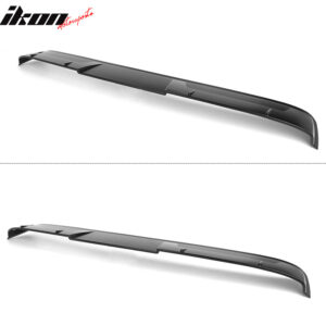 Fits 18-26 Toyota Camry IKON V2 Style Rear Roof Window Spoiler ABS Matte Black - Image 4